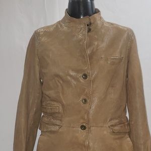Vintage Style Gap Leather Jacket.
